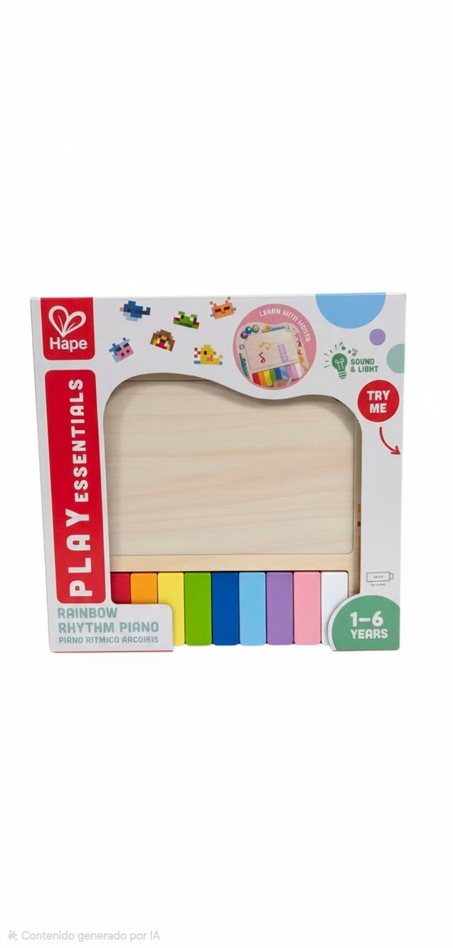 Hape Light-Up Pixel Piano Musical Toy with 3 Play Modes